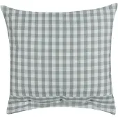 Beliani Coussin Talya 45 X 45 Cm À Carreaux Vert Menthe