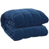 vidaXL Couverture lestée Bleu 200x225 cm 9 kg Tissu