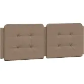 vidaXL Coussin de tête de lit "Zadar" Cappuccino-Brun 120 cm Similicuir