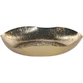 Beliani Coupelle décorative Fer or Set de 3 UJUNG