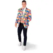 MOM Sesame Street Jacket Man Costume Multicolore XL Enfants