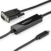 StarTech.com StarTech Câble adaptateur USB-C vers VGA de 1 m - 1920 x 1200 - Adaptateur vidéo externe - USB-C - VGA - pour P/N: TB4CDOCK