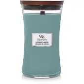 Woodwick Evergreen Cashmere bougie parfumée avec mèche en bois 610 g