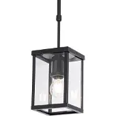 QAZQA Suspension d'extérieur industrielle noire IP44 - Charlois