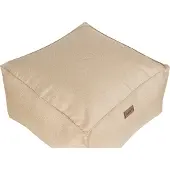 Beliani Pouf beige 50 x 30 cm MUKKI