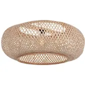 Steinhauer Abat-jour en bambou et bois naturel, Ø 60 cm, E27