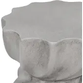 Beliani Table auxiliaire gris algua Lumarko