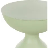 Beliani Table pliante en métal vert table pratique en métal fer design accessoire intérieur maison