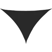 vidaXL Voile de parasol tissu oxford triangulaire 4x5x5 m noir
