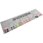 vidaXL Tapis de cuisine lavable impression shoezone 45x150 cm velours