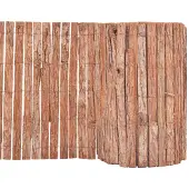 vidaXL Clôture Écorce 1000 x 50 cm