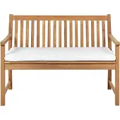 Beliani Coussin de banc de jardin 112 X 54 cm Blanc Vivara Lumarko !