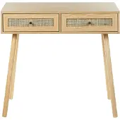 Beliani Console Odell Bois Clair