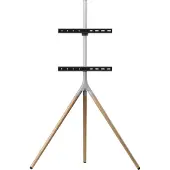 One For All Support TV universel avec trépied WM7471 Chêne clair