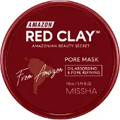 MISSHA Amazon Red Clay masque purifiant pour éliminer les excès de sébum et les pores à l'argile 110 ml