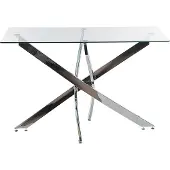 Beliani Table De Repas Maramo Argenté