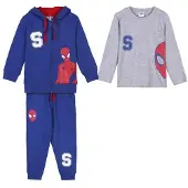 Cerda Spiderman Survêtement Cotton Brushed Spiderman 3 Pièces