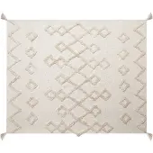 Beliani Couverture Guna Coton 130 X 180 Cm Beige