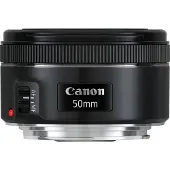 Canon EF 50mm f/1.8 STM (EF, Plein format), Objectif, Noir