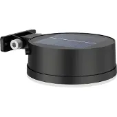 Philips Round Solar Wall Light Ip44 2700k 1.5w 200 Lumens Argenté