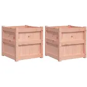 vidaXL Jardinières 2 pcs bois massif douglas