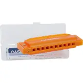 Cascha Verlag Harmonica Fun Blues Orange (incl. hard case and flyer) (Harmonica, Diatonique), Instrument à vent, Orange