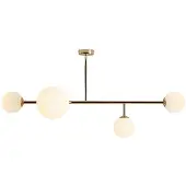 Aldex Plafonnier , Dione, dimmable, Or / laiton, Salle à manger, Métal, Moderne