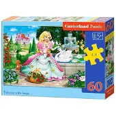 Castorland Puzzle Princesse au cygne 60 pièces