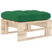 vidaXL Pouf palette de jardin bois de pin imprégné