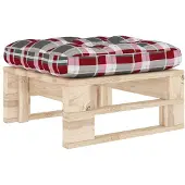 vidaXL Pouf palette de jardin bois de pin imprégné