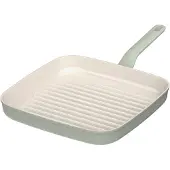 Berghoff Poêle à griller Balance, 24 cm, 1,8 L, Sauge, Aluminium recyclé - | Leo Line