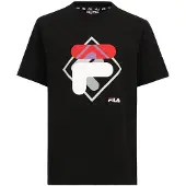 FILA Fat0340 Short Sleeve T-shirt Noir 12 Years Enfants