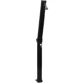 vidaXL Douche solaire pliante noire 214 cm 23 L