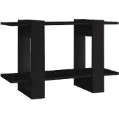 vidaXL Bibliothèque/Séparateur de pièce Noir 80x30x51 cm