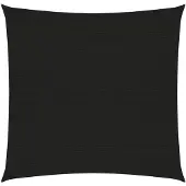 vidaXL Voile d'ombrage 160 g/m² Noir 3x3 m PEHD