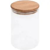 vidaXL Bocaux à provisions avec couvercle en bambou 4 pcs. 800 ml