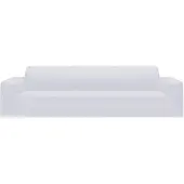 vidaXL Housse extensible de canapé 4 places Blanc Jersey de polyester