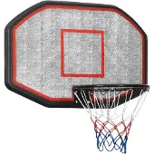 vidaXL Basketball Board 109x71x3 cm Polyethylenschwarz