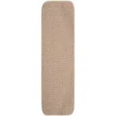 vidaXL Tapis escalier antidérapants 15 pcs 75x20cm Beige Rectangulaire