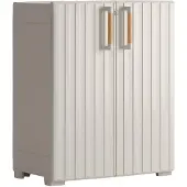 Keter Armoire Basse 80 X 45 X H98 Cm Beige - Groove -