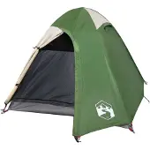 vidaXL Tente de camping dôme 2 personnes Vert Etanche