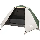 vidaXL Tente de camping dôme 2 personnes Vert Étanche