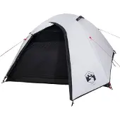 vidaXL Tente de camping dôme 4 personnes blanche foncée étanche à l'eau