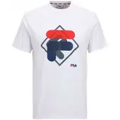 FILA Fat0340 Short Sleeve T-shirt Blanc 12 Years Enfants