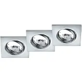 TRIO Luminaire encastré JURA argent 650000306