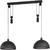 Eglo Lampe suspendue salle à manger Winkworth 1 avec poulie