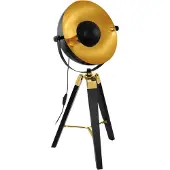 Eglo Lampe de table COVALEDA noir et laiton 49617