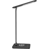 Nowodvorski Lighting Lampe de bureau LED Style Led avec chargeur de smartphone