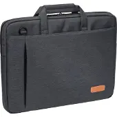 Pedea Sacoche pour ordinateur portable Elegance 15,6 pouces 39,6cm gris Compartiment pour ordinateur (15.60", Universel), Sac pour notebook, Gris