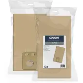 SQOON CleanInQ - Sacs de nettoyage sous vide Cleaninq NILFISK GD1000/VP300 papier | Une dizaine à enfourner